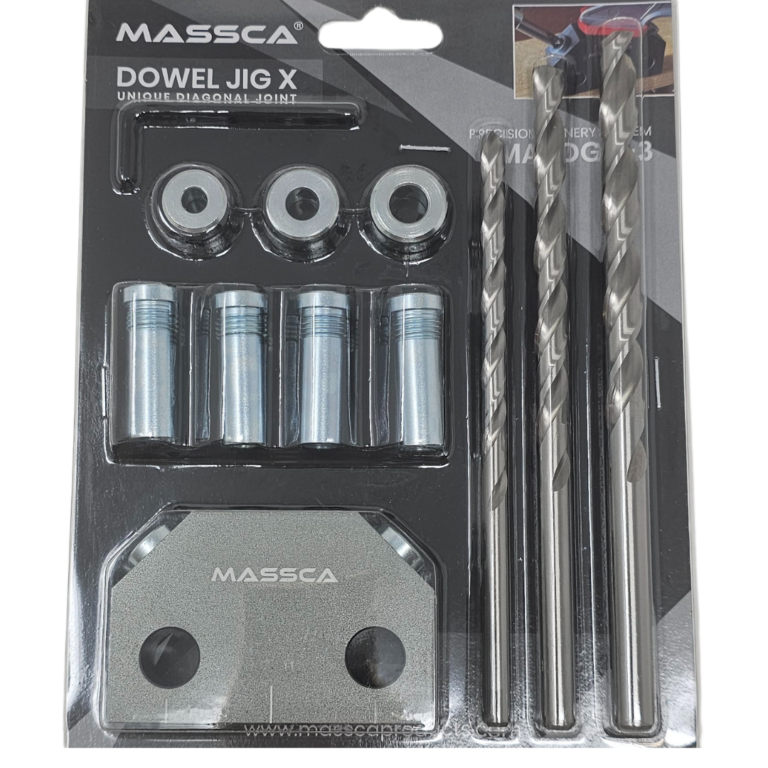 Massca Dowel Jig X For Angled Dowel Joints