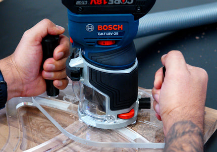 DUAL GRIP Router Base Plate for Bosch Colt GKF18V-25