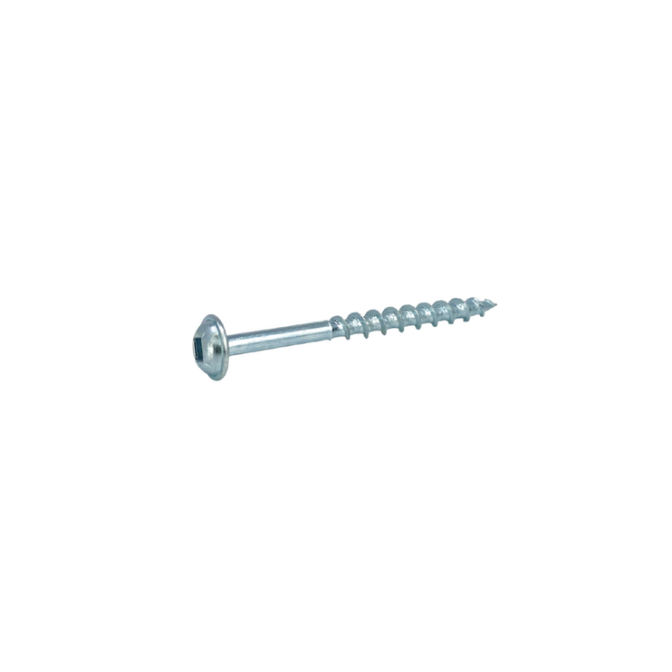 2'' Coarse Thread #8 Zinc Pocket Hole Screws - 100 Screws