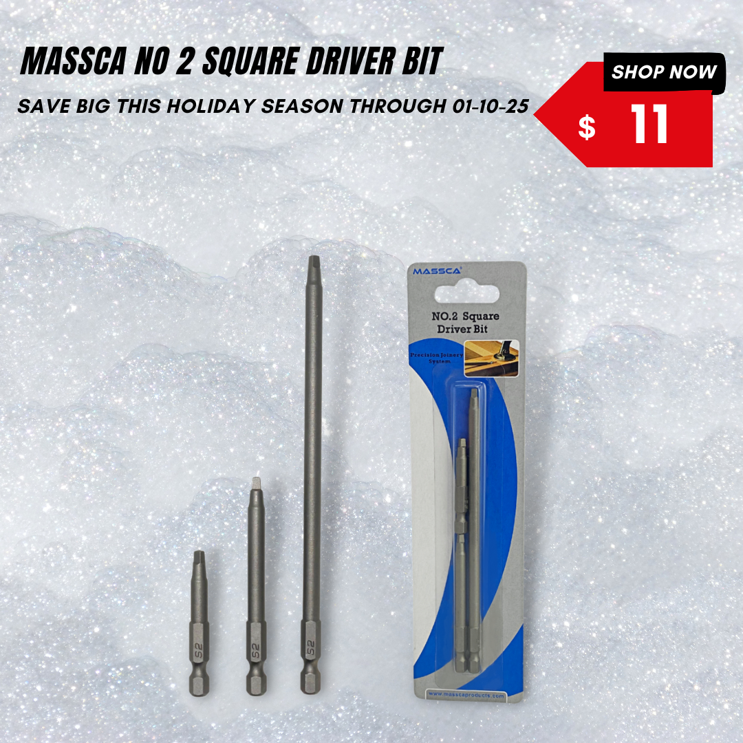 Massca No.2 Square Driver Bit Set | 3 Sizes