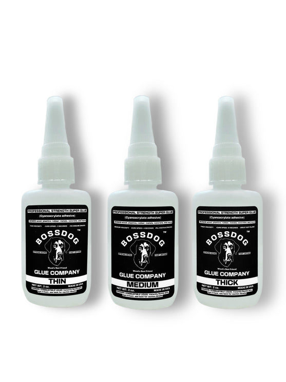 2oz Professional Strength Super Glue TRIPLE DOG DEAL