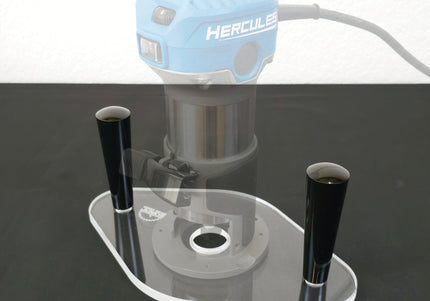 DUAL GRIP Blank Router Base Plate