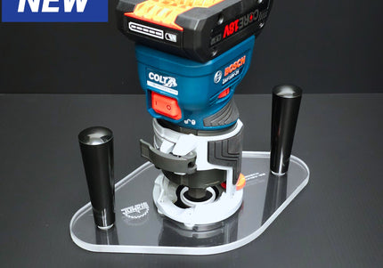 DUAL GRIP Router Base Plate for Bosch Colt GKF18V-25