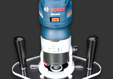 DUAL GRIP Router Base Plate for Bosch Colt PR20EVS and GKF125CE