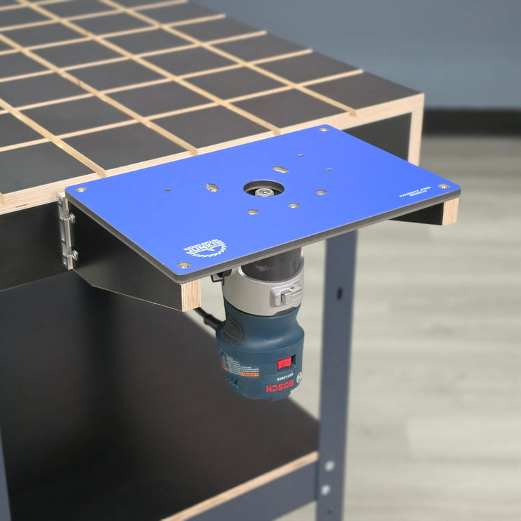 BenchMount™ Trim Router Table — Phenolic & Aluminum Build