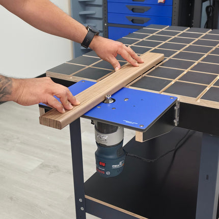 BenchMount™ Trim Router Table — Phenolic & Aluminum Build