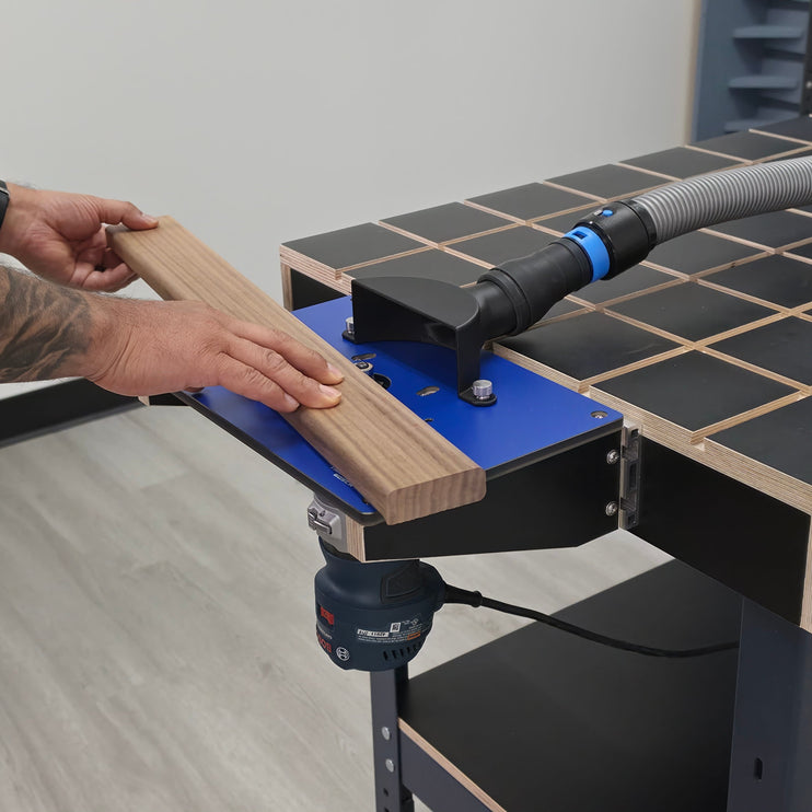 BenchMount™ Trim Router Table — Phenolic & Aluminum Build