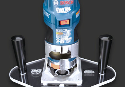 DUAL GRIP Router Base Plate for Bosch Colt PR20EVS and GKF125CE