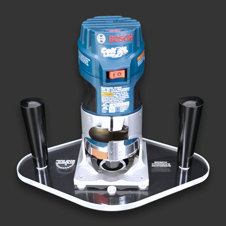 DUAL GRIP Router Base Plate for Bosch Colt PR20EVS and GKF125CE