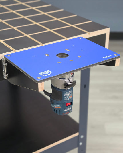 BenchMount™ Trim Router Table — Phenolic & Aluminum Build