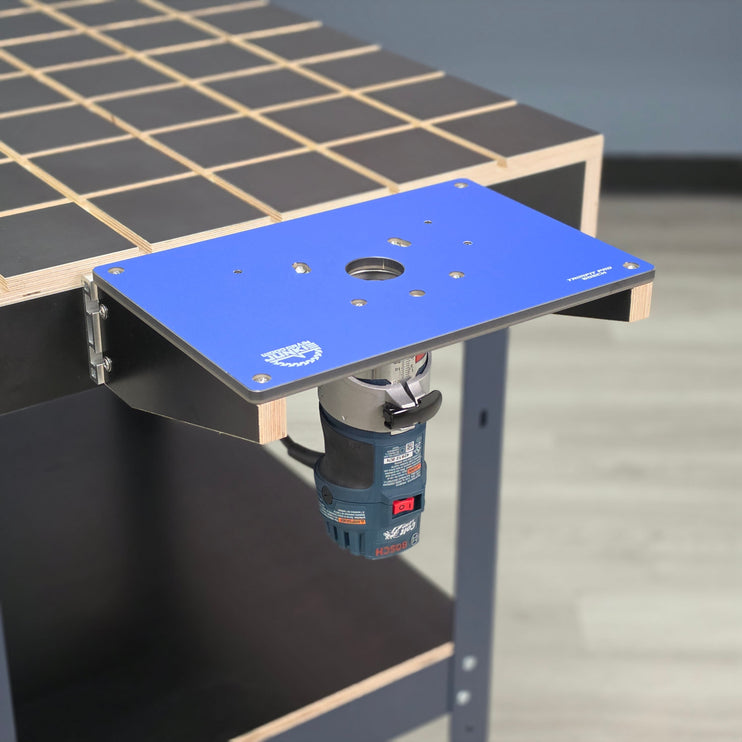 BenchMount™ Trim Router Table — Phenolic & Aluminum Build