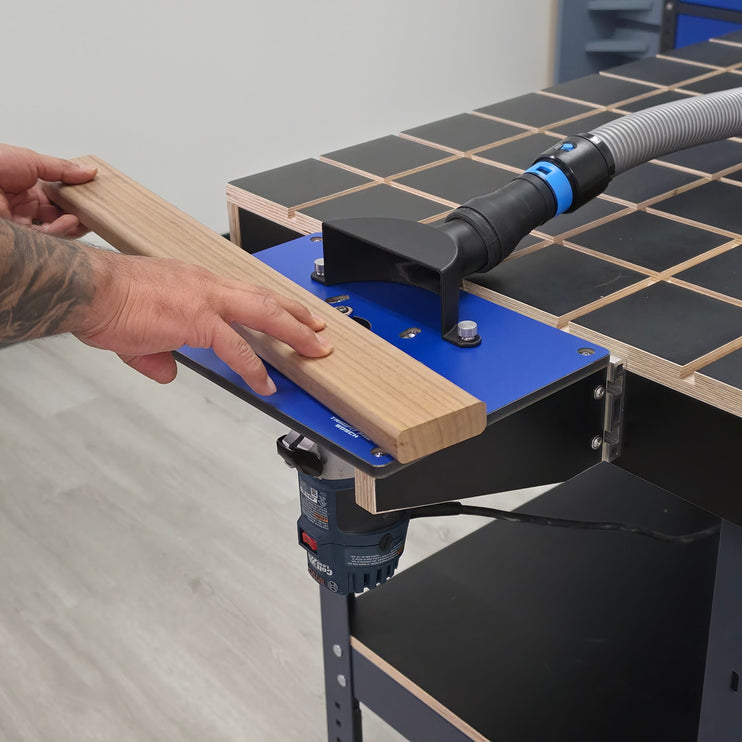 BenchMount™ Trim Router Table — Phenolic & Aluminum Build