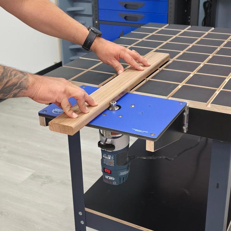 BenchMount™ Trim Router Table — Phenolic & Aluminum Build