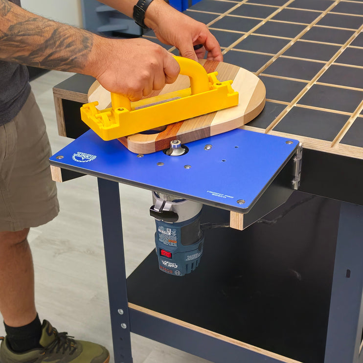 BenchMount™ Trim Router Table — Phenolic & Aluminum Build