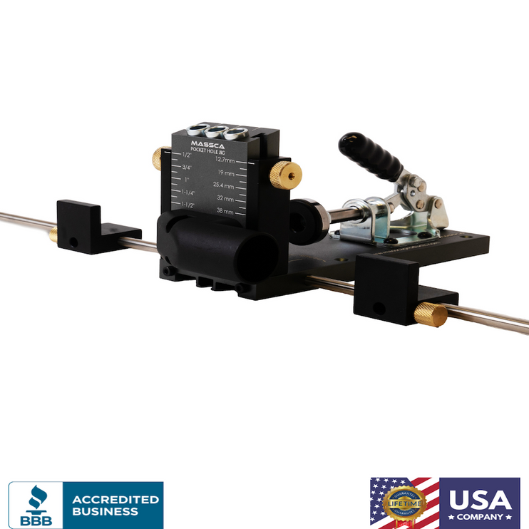 Massca M2 PRO Aluminum Pocket Hole Jig System
