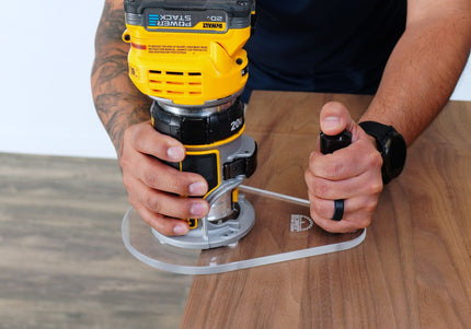 SINGLE GRIP Router Base Plate for DeWalt DWP611 and DCW600B