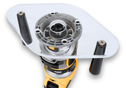 DUAL GRIP Router Base Plate for DeWalt DWP611 and DCW600B