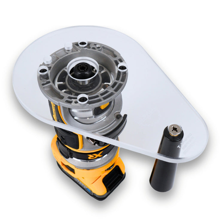 SINGLE GRIP Router Base Plate for DeWalt DWP611 and DCW600B