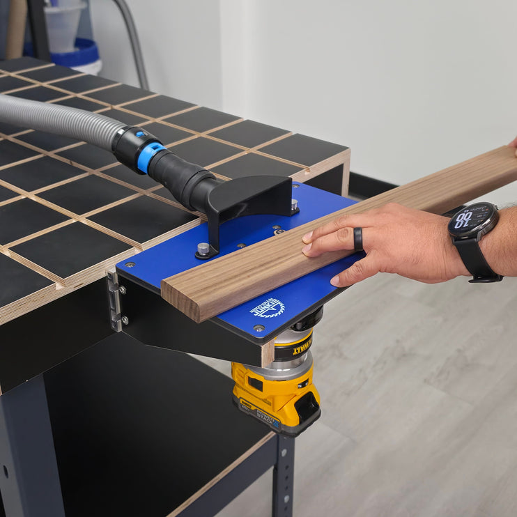 BenchMount™ Trim Router Table — Phenolic & Aluminum Build