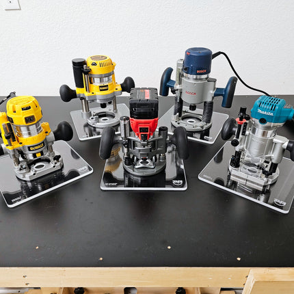 10in Base Plate - DeWalt Trim Router Plunge Base (DNP612)