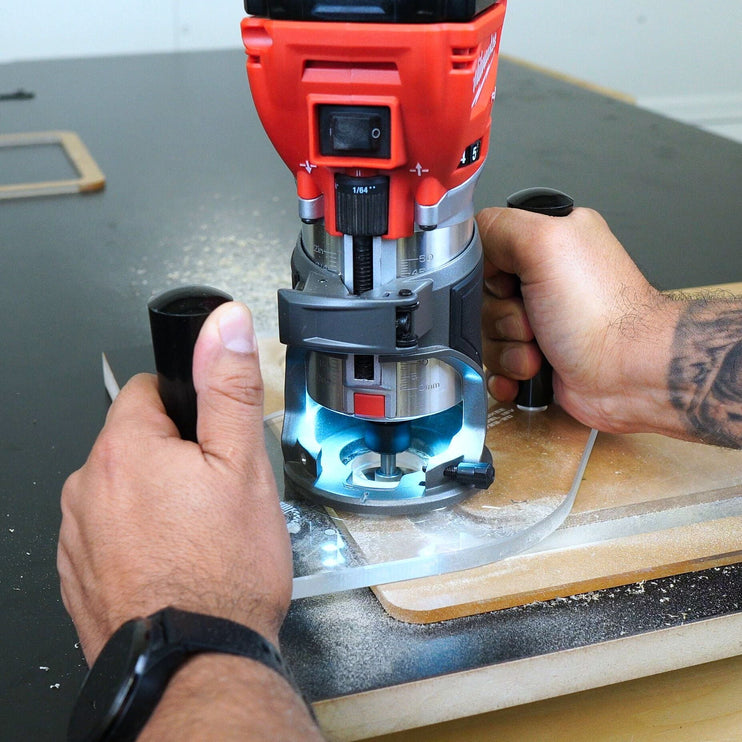 DUAL GRIP Blank Router Base Plate