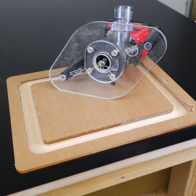 DUAL GRIP Blank Router Base Plate