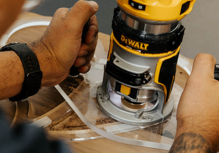 DUAL GRIP Router Base Plate for DeWalt DWP611 and DCW600B