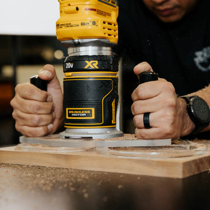 DUAL GRIP Router Base Plate for DeWalt DWP611 and DCW600B