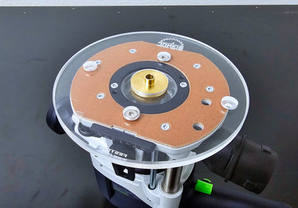 7in Round Base Plate - Festool OF 1010 REQ-F and 1400 EQ-F Router