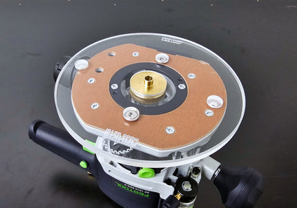 7in Round Base Plate - Festool OF 1010 REQ-F and 1400 EQ-F Router