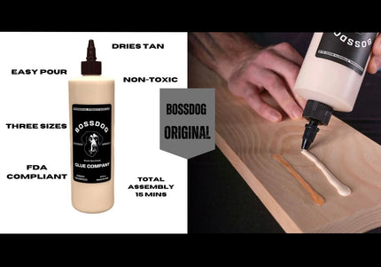 16 fl oz BOSSDOG Wood Glue /Tan