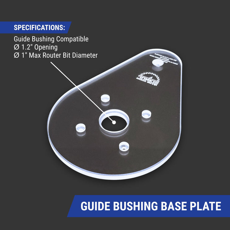SINGLE GRIP Router Base Plate for Bosch Colt GKF18V-25