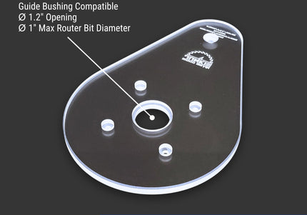 SINGLE GRIP Router Base Plate for Kreg 20V Ionic Drive