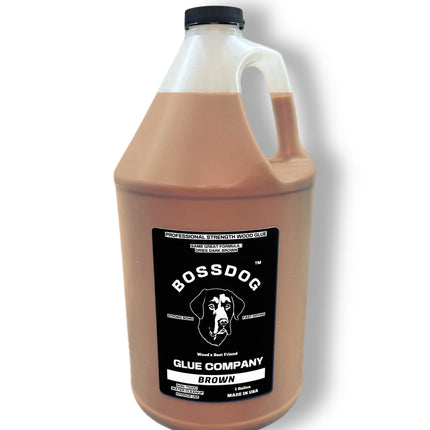 1 Gallon BOSSDOG Wood Glue / BROWN