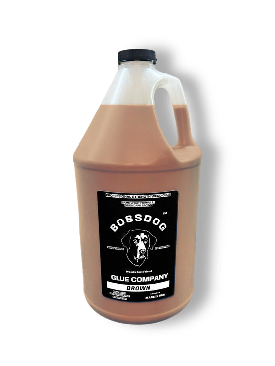 1 Gallon BOSSDOG Wood Glue / BROWN