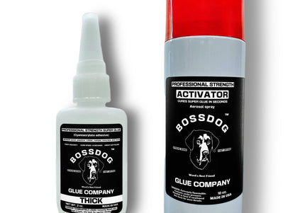 Professional Strength THICK Super Glue + 10oz ACTIVATOR Bundle