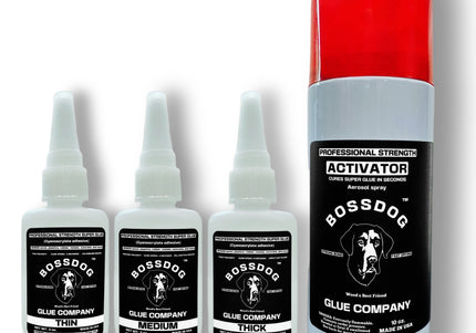 ULTIMATE Professional Strength Super Glue TRIPLE DOG DEAL + 10oz ACTIVATOR