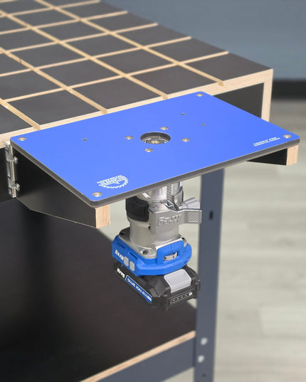 BenchMount™ Trim Router Table — Phenolic & Aluminum Build