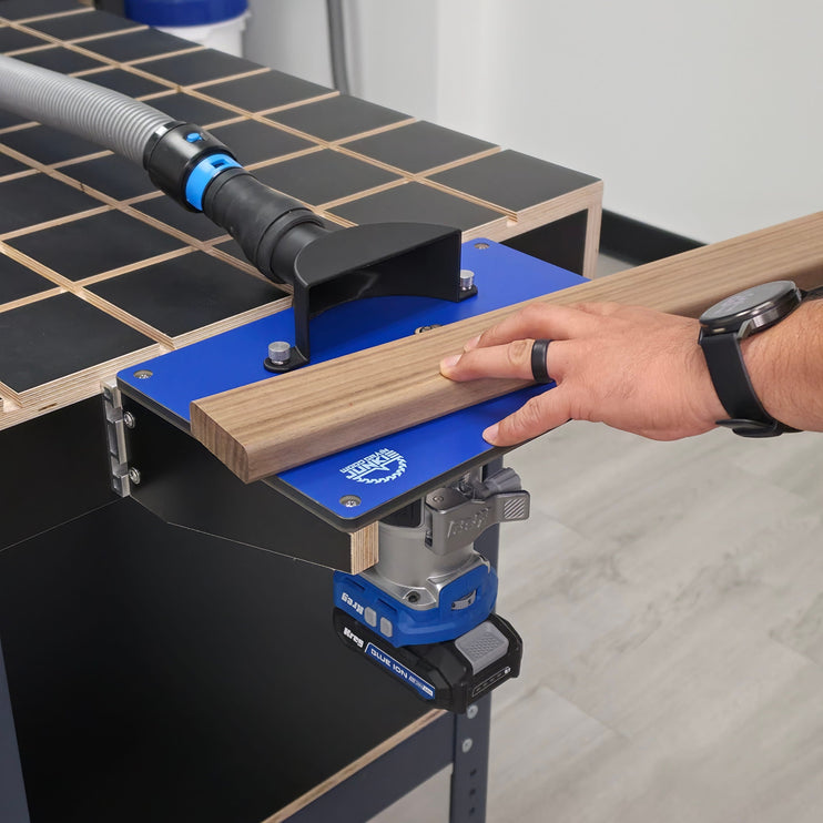 BenchMount™ Trim Router Table — Phenolic & Aluminum Build