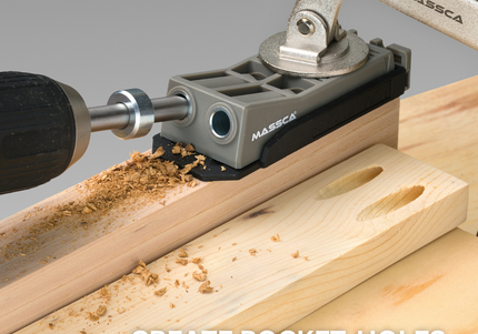 Massca Twin Pocket Hole Jig Set