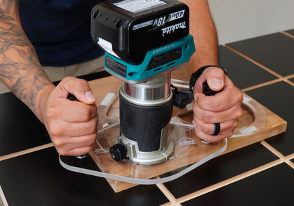 DUAL GRIP Router Base Plate for Makita RT0701C and XTR01Z