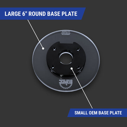 6 inch ROUND Router Base Plate for Bosch Colt GKF18V-25