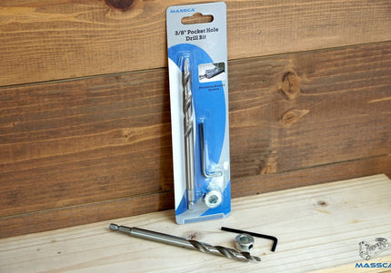 Massca 3/8'' Pocket-Hole Drill Bit Set