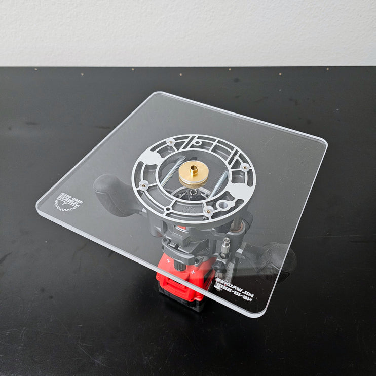 10in Base Plate - Milwaukee M18 FUEL Trim Router Plunge Base (48-10-5601)
