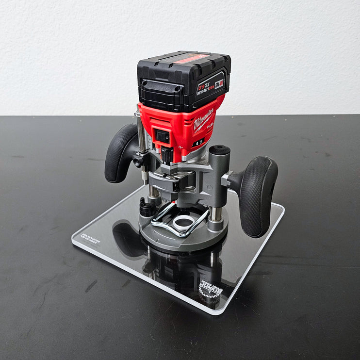 10in Base Plate - Milwaukee M18 FUEL Trim Router Plunge Base (48-10-5601)