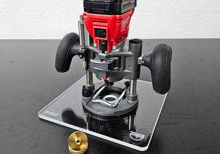 10in Base Plate - Milwaukee M18 FUEL Trim Router Plunge Base (48-10-5601)