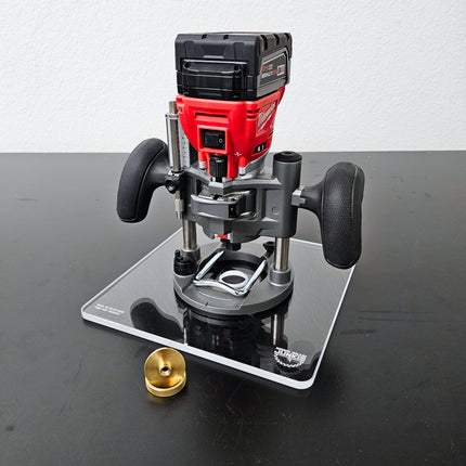 10in Base Plate - Milwaukee M18 FUEL Trim Router Plunge Base (48-10-5601)