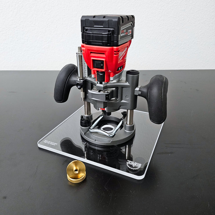 10in Base Plate - Milwaukee M18 FUEL Trim Router Plunge Base (48-10-5601)