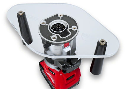 DUAL GRIP Router Base Plate for Milwaukee M18 FUEL 2723-20
