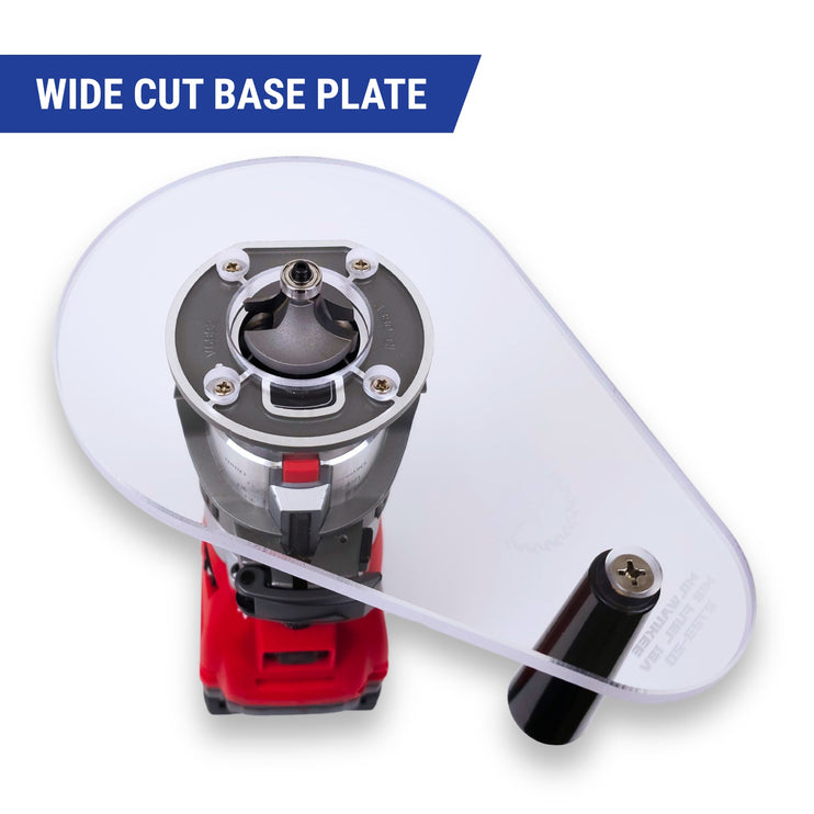 SINGLE GRIP Router Base Plate for Milwaukee M18 FUEL 2723-20
